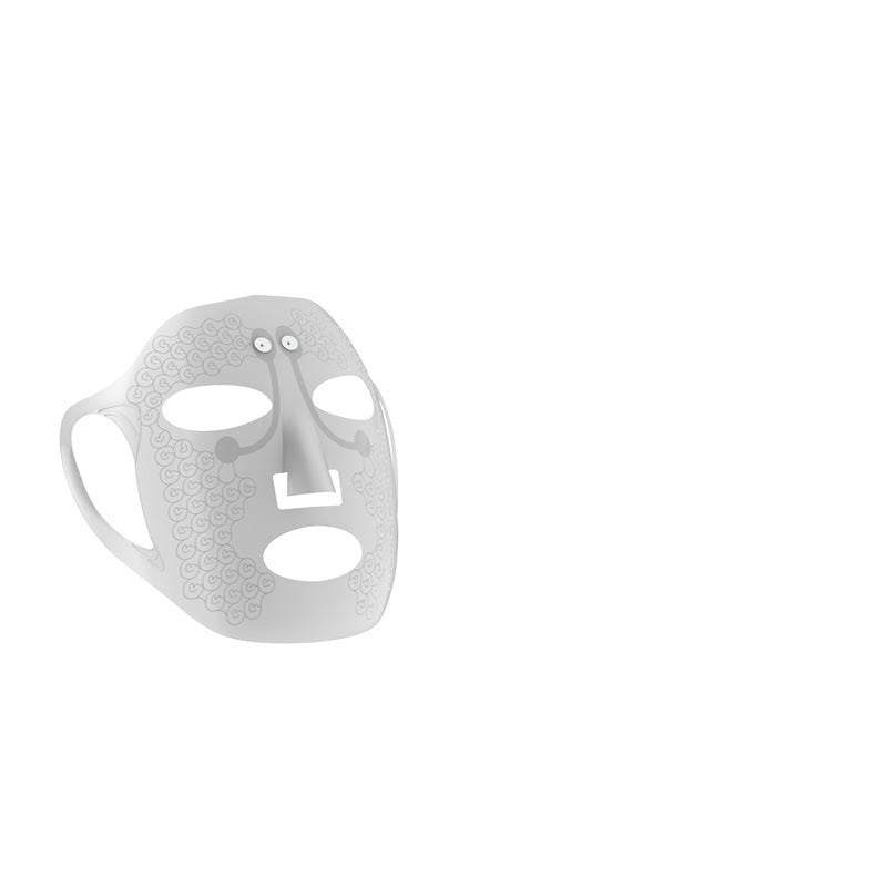 Electric facial massage mask for skin tightening and anti-wrinkle care.