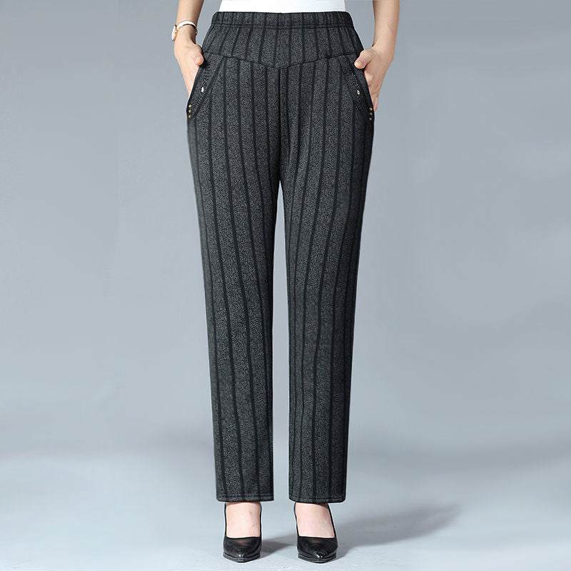 High Waist Straight Trousers Spring