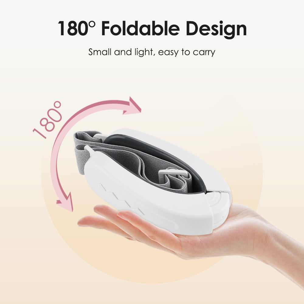 180° foldable micro-current facial massager, compact and portable design.