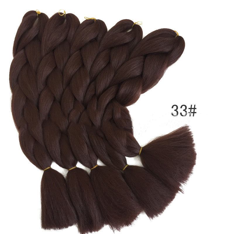 24 Inch Jumbo Braiding Hair – multiple color synthetic braiding hair bundles