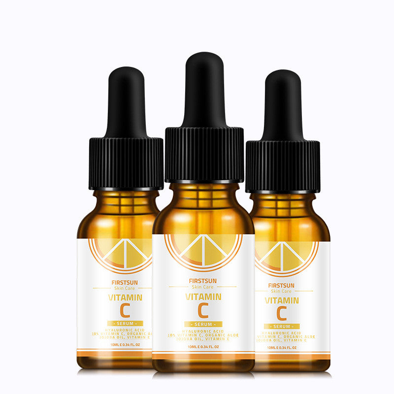Vitamin C essence stock bottles for skincare, oil control, and whitening.
