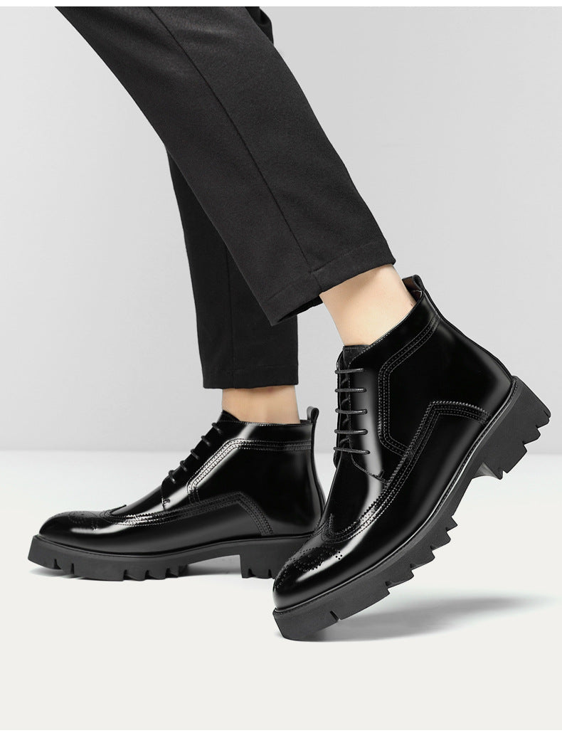 leather martin boots leather shoes