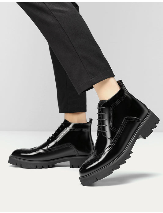 leather martin boots leather shoes