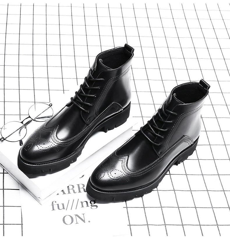 leather martin boots leather shoes