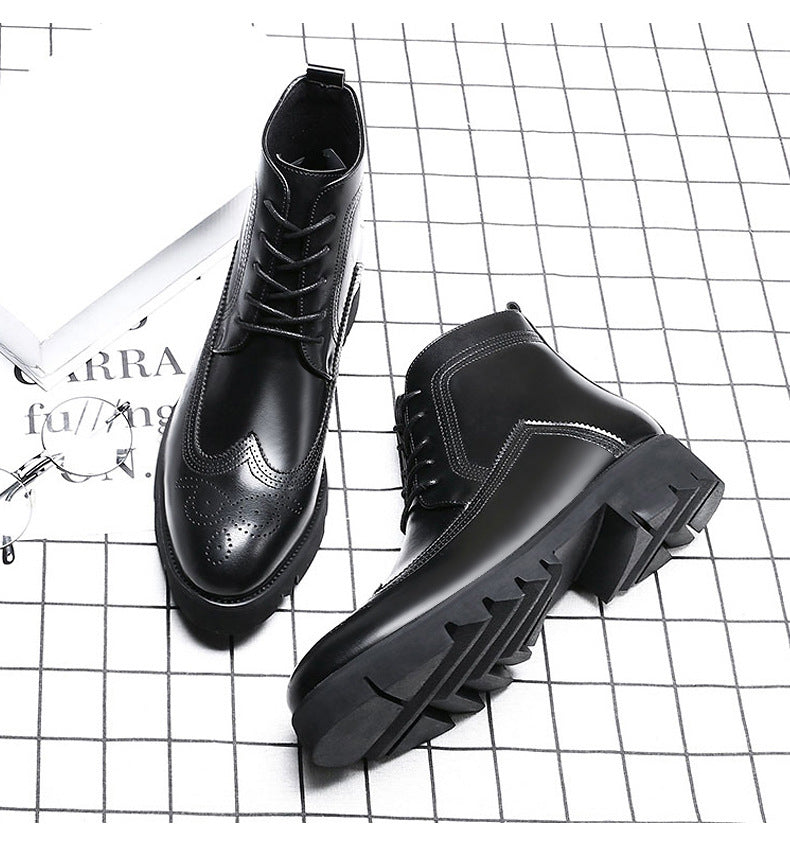 leather martin boots leather shoes