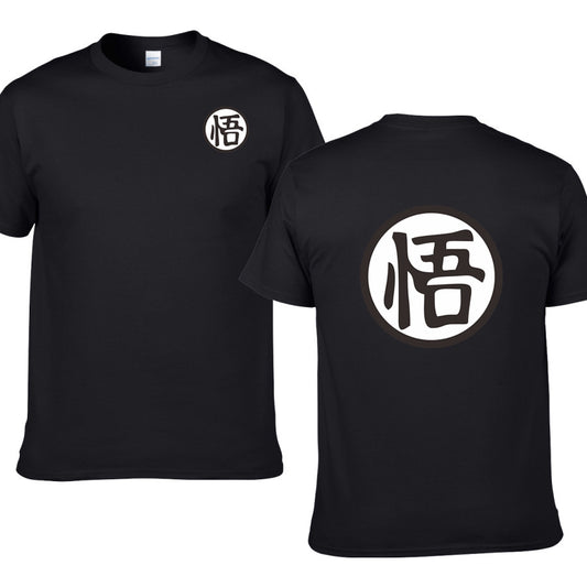 High-Quality Casual Men's Anime T-Shirt â Cotton Short Sleeve Round Neck Tee for Youth