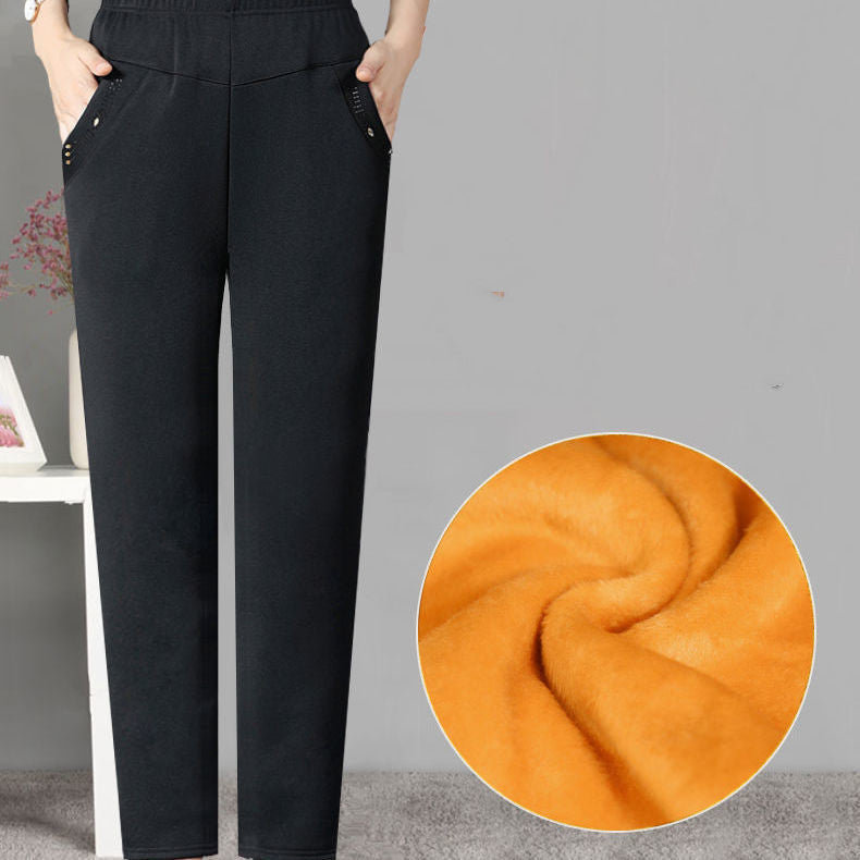 High Waist Straight Trousers Spring