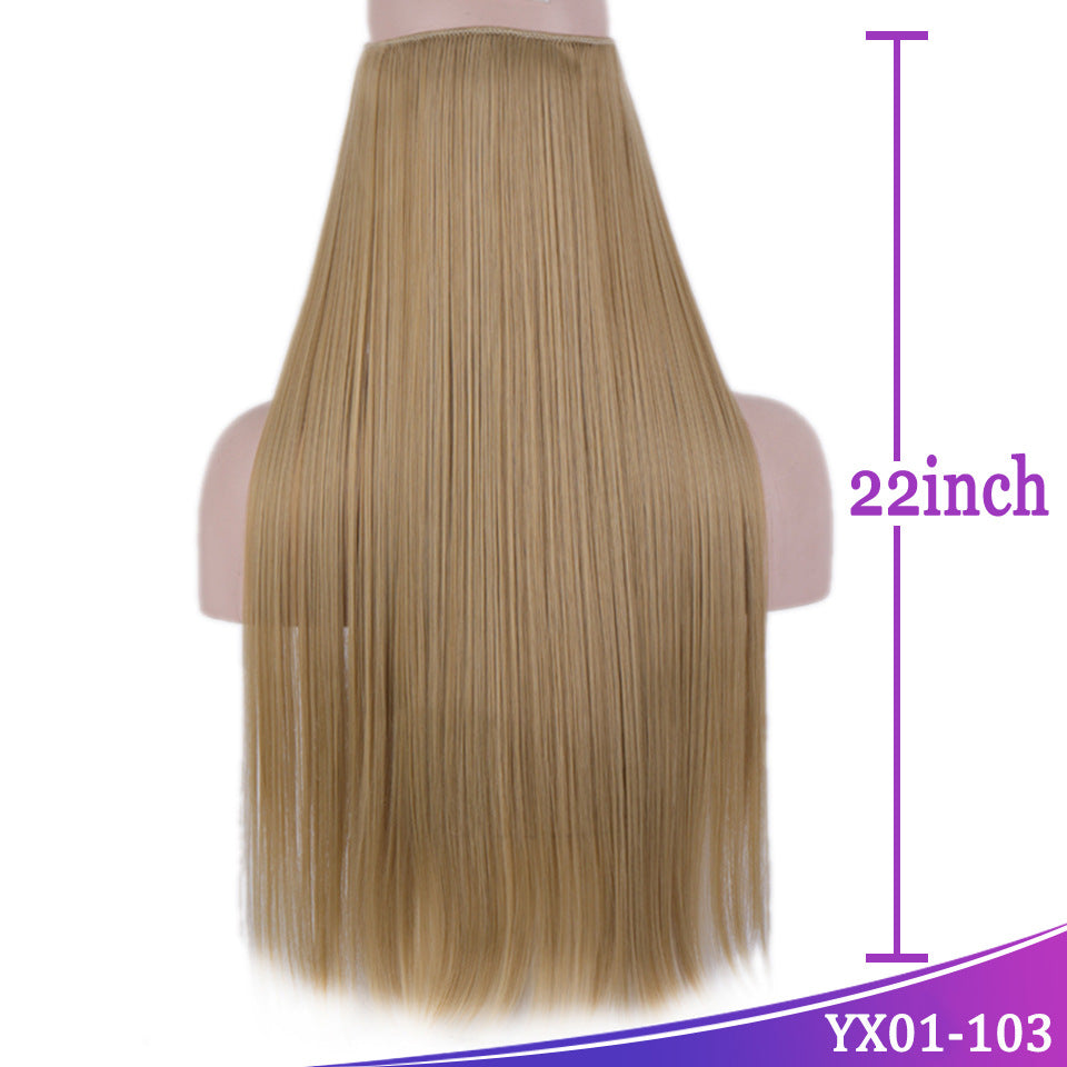 Fish Line Hair Weft Hair Extension Wig Women'