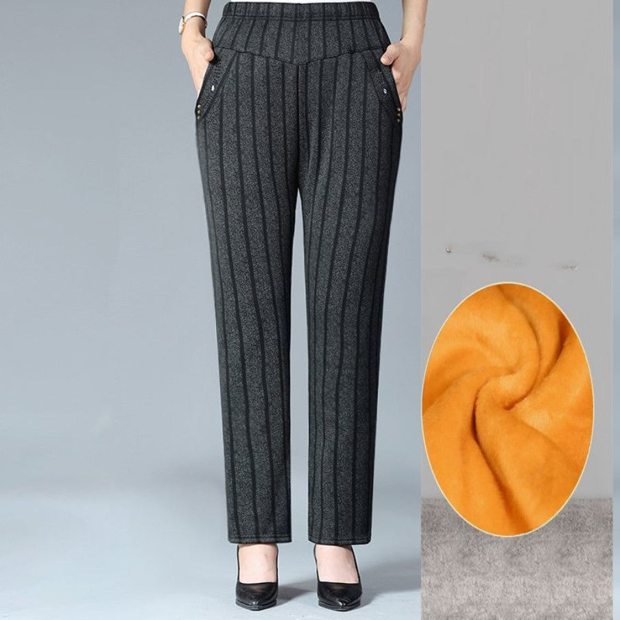 High Waist Straight Trousers Spring