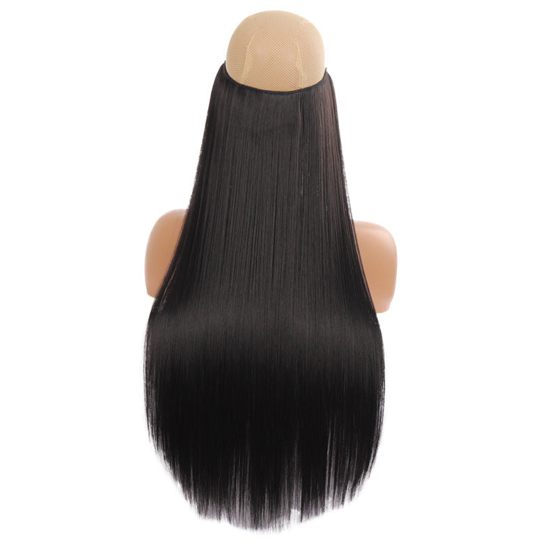 Fish Line Hair Weft Hair Extension Wig Women'
