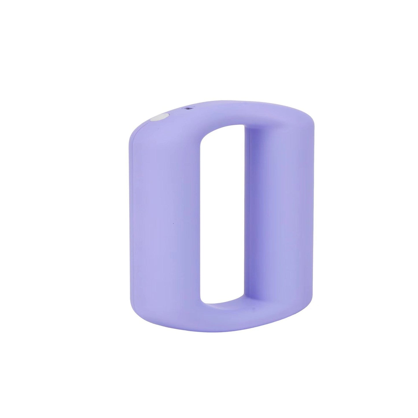 Purple multifunctional vibration wave massager with handle.