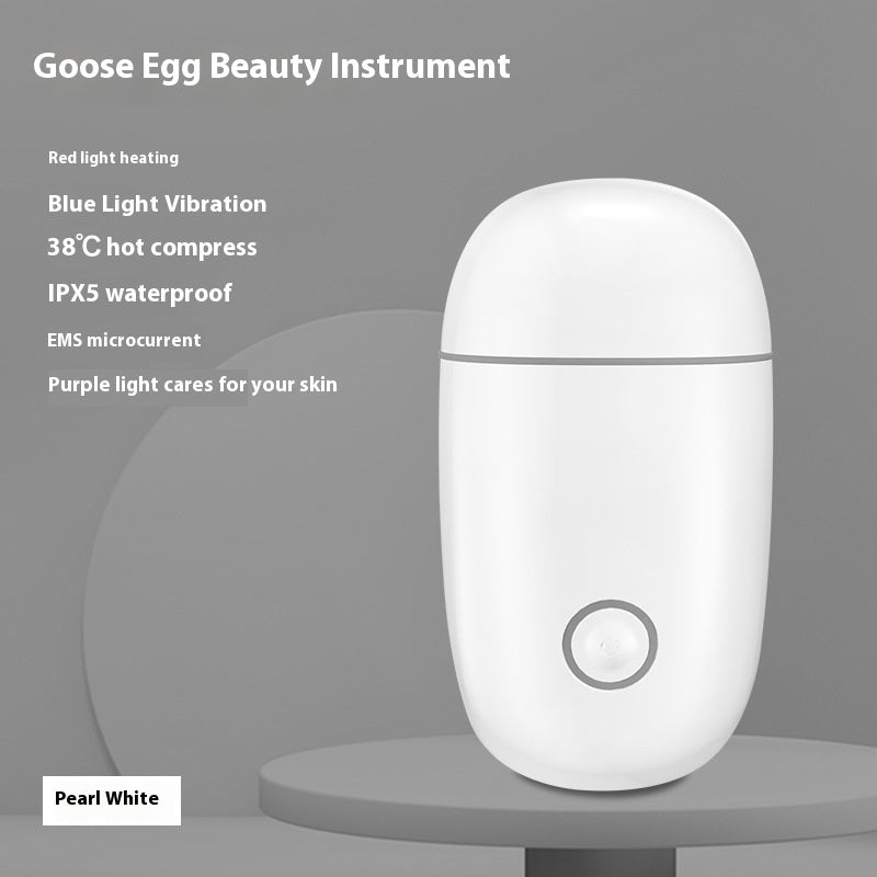 Photon Specific Skincare Device, Pearl White, Skin Rejuvenation, IPX5 Waterproof.