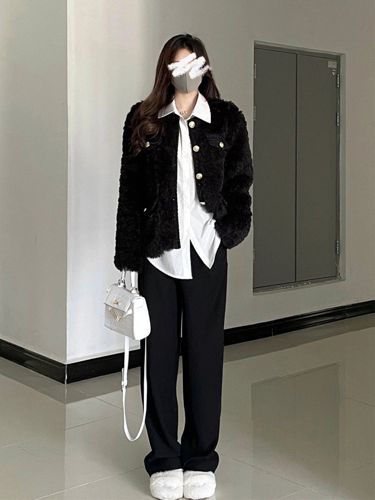 Casual Drape Trousers Mopping Pants