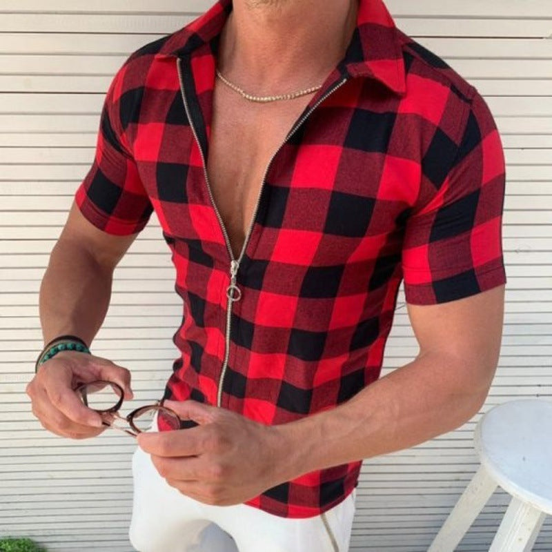 Shirt Short Sleeve Casual Shirts Tops Tee
