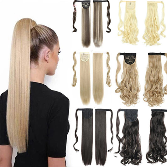 Ponytail Hair Extension Heat Resistant Synthetic Tail Fake Hair
