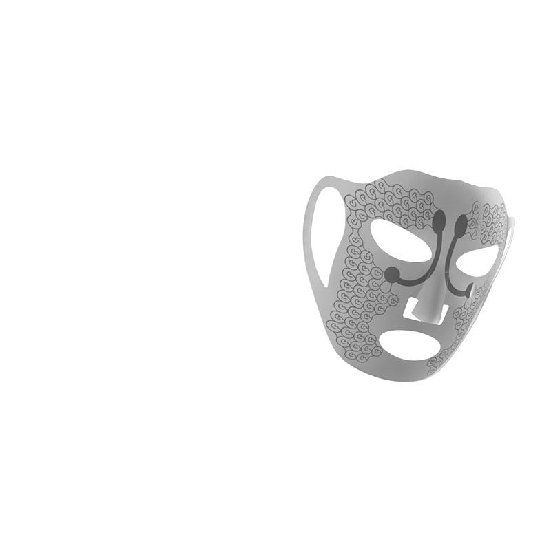 Electric facial massage mask for skin tightening and wrinkle reduction.