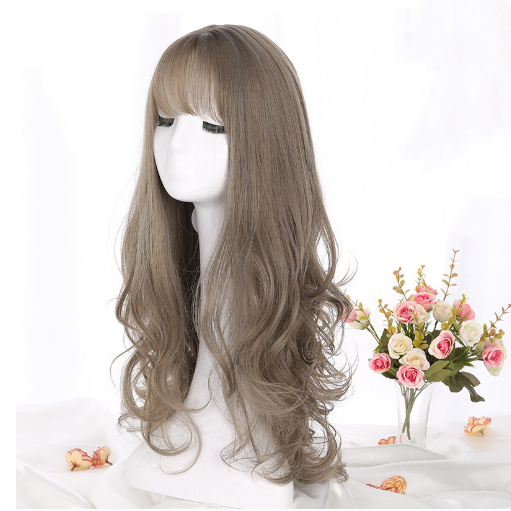 Hair Extension Invisible Half False Synthetic Wig Long Blonde Black Natural Hairpieces