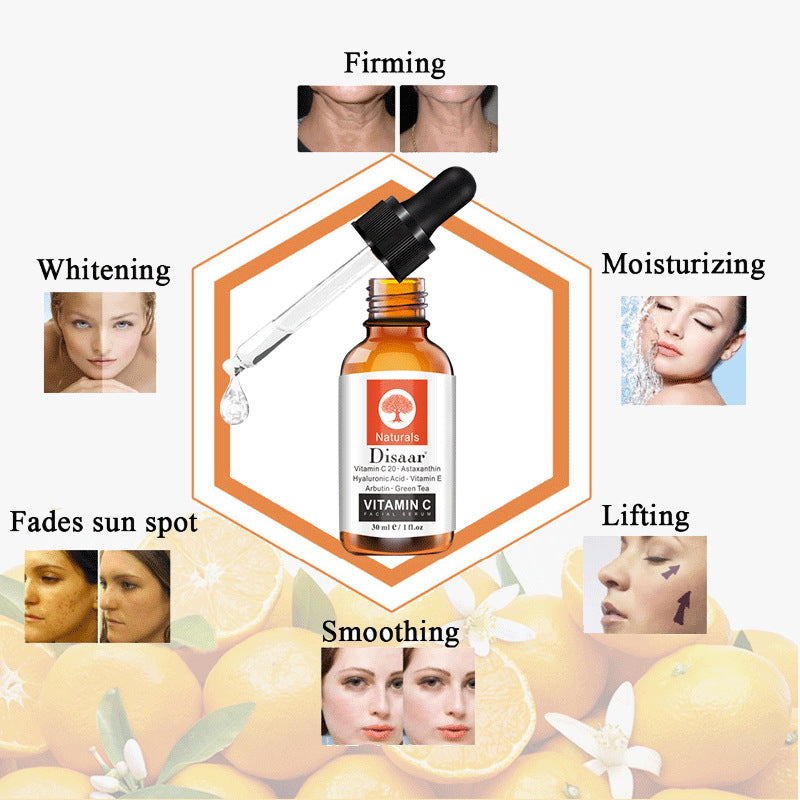 Vitamin C Serum for skin brightening and mark fading with moisturizing benefits.
