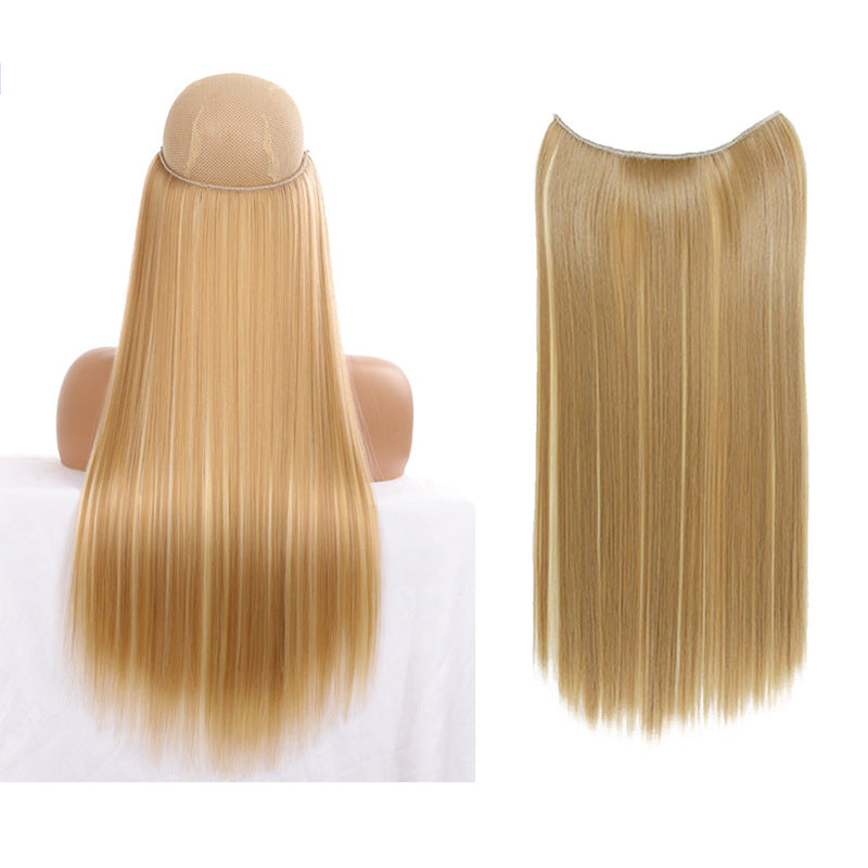Fish Line Hair Weft Hair Extension Wig Women'