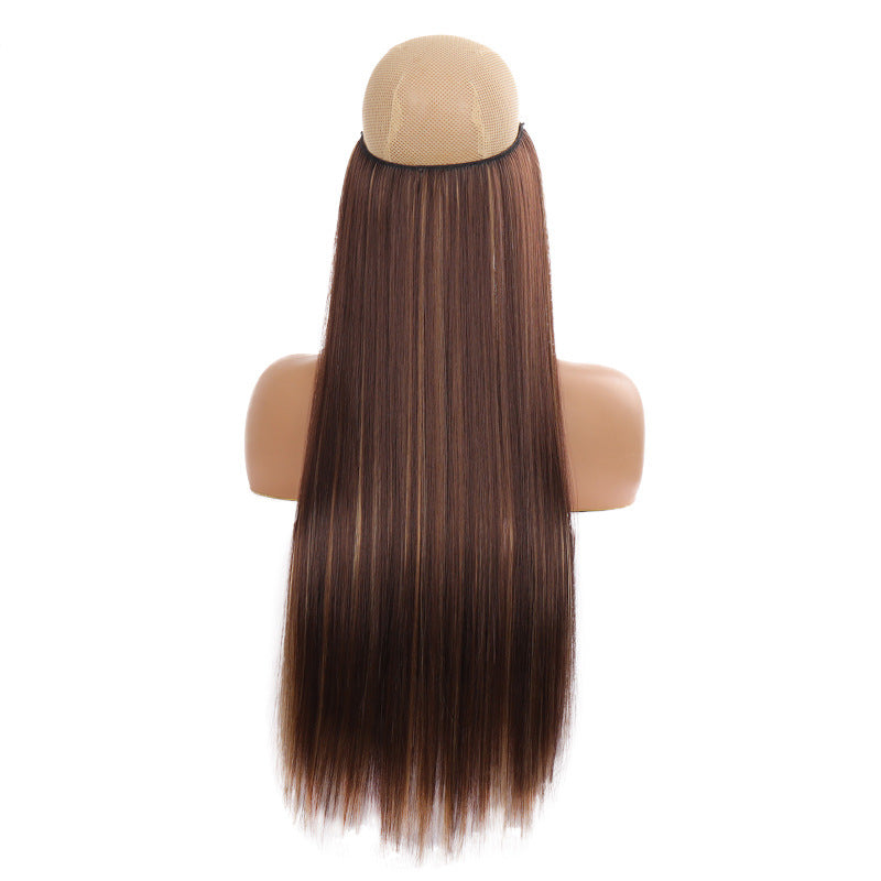 Fish Line Hair Weft Hair Extension Wig Women'