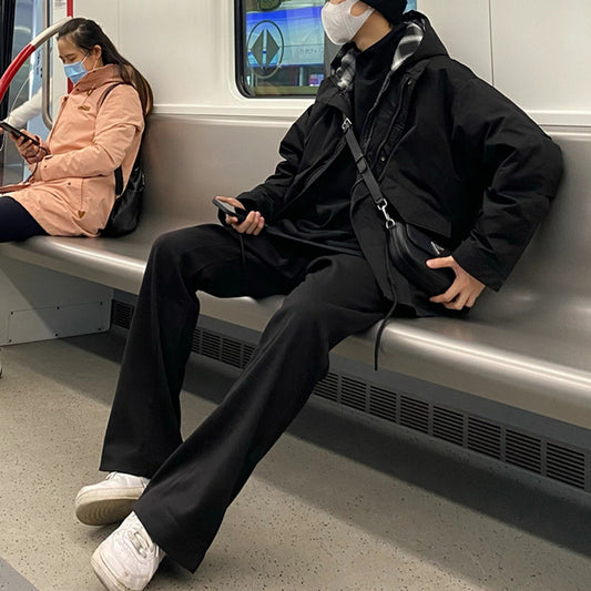 Casual Drape Trousers Mopping Pants