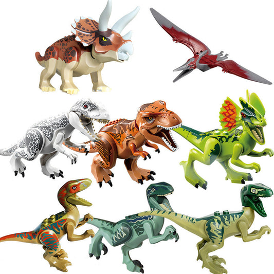 Mini Dinosaur Bricks Figures for Kids - Creative Building Blocks Toys Set