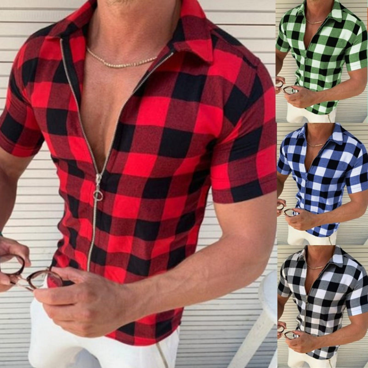 Shirt Short Sleeve Casual Shirts Tops Tee