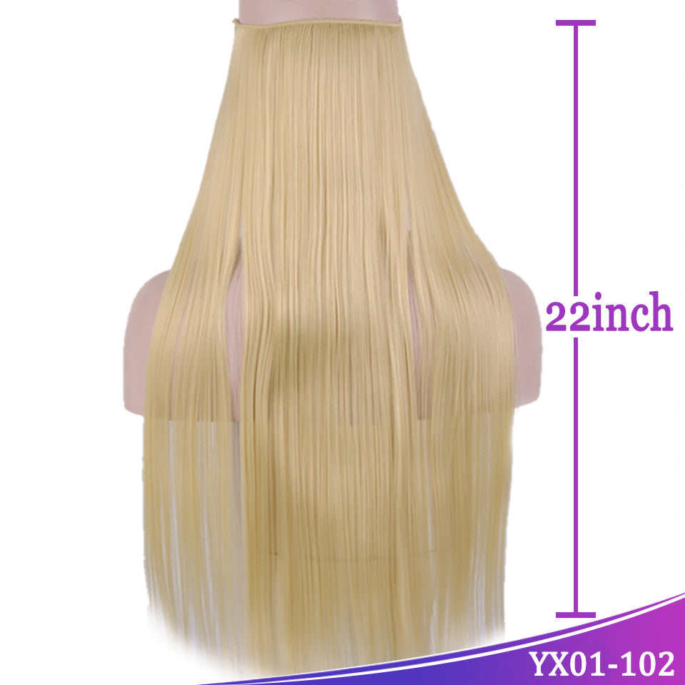 Fish Line Hair Weft Hair Extension Wig Women'