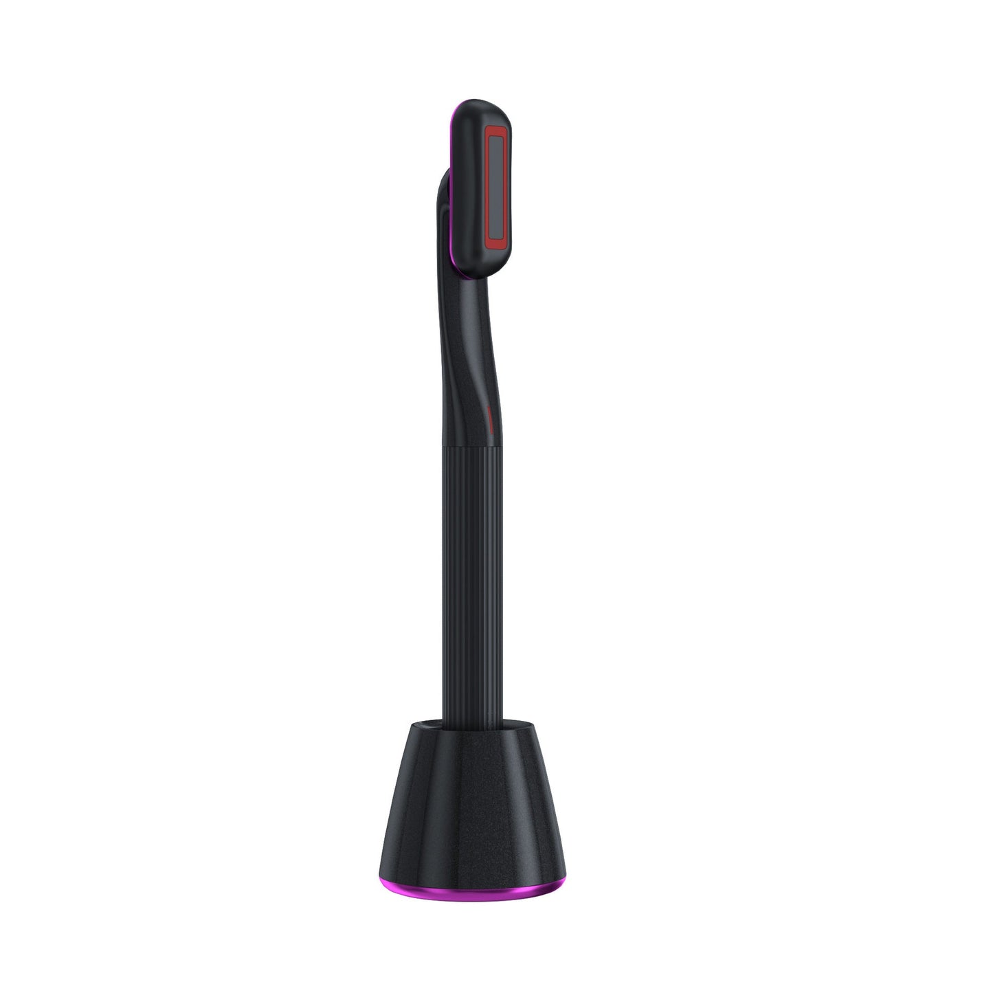 360 Degree Rotary Eye Massage Tool with Red LED Light in Black