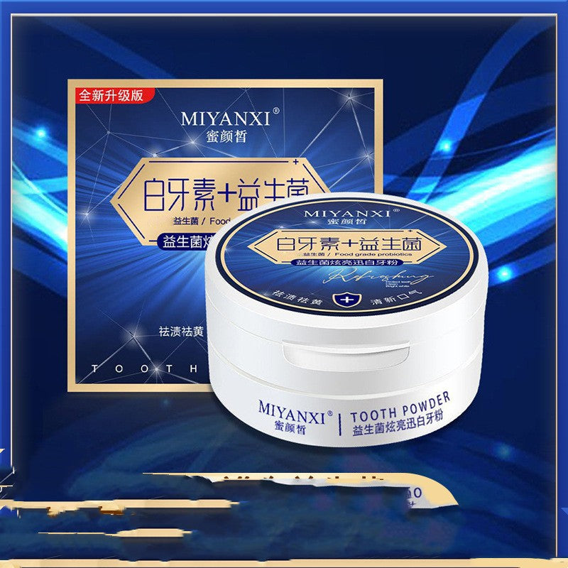 MIYANXI Probiotic Tooth Powder whitening-focused oral care for a brighter-looking smile