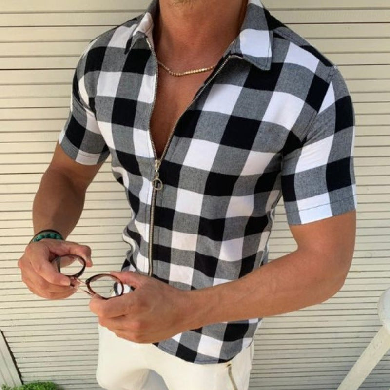 Shirt Short Sleeve Casual Shirts Tops Tee