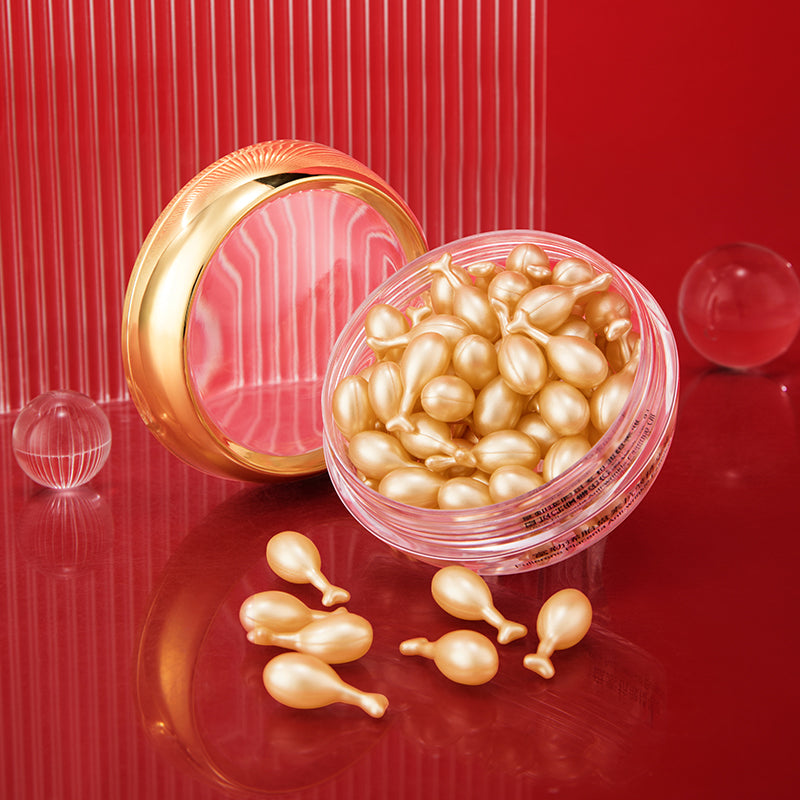 Fullerene Placenta Skin Rejuvenation Serum Essence Capsule Skin Care Beauty Products