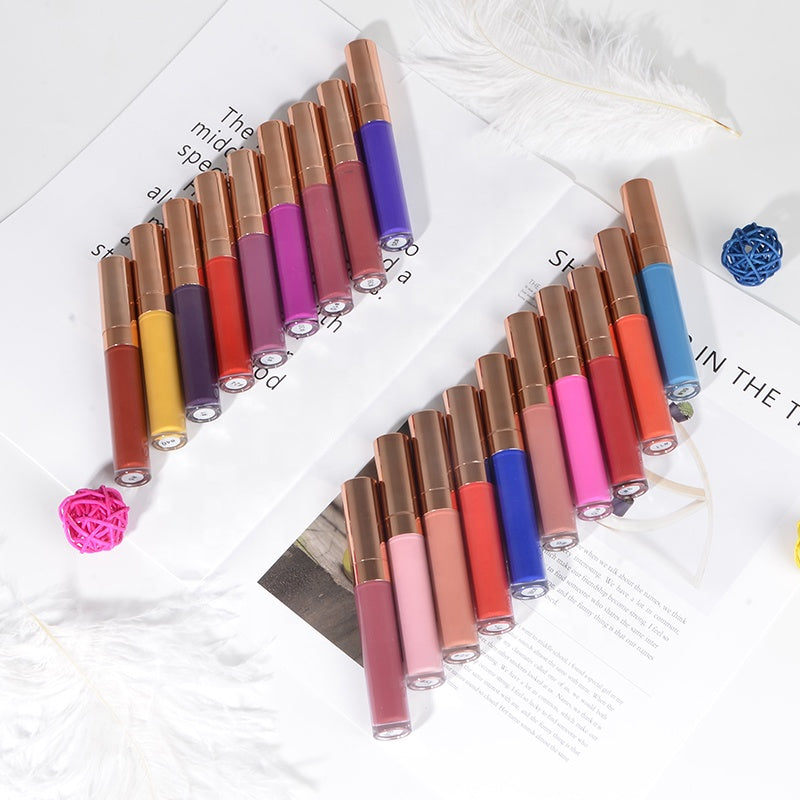 Romantic Beauty Cosmetic Waterproof Matte Nude Lipstick Lipstick Private Label