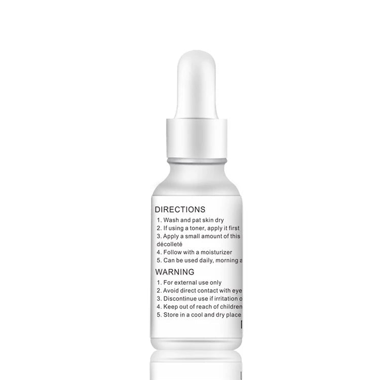 30ml Organic Vitamin C Whitening Anti-Aging Face Serum Bottle