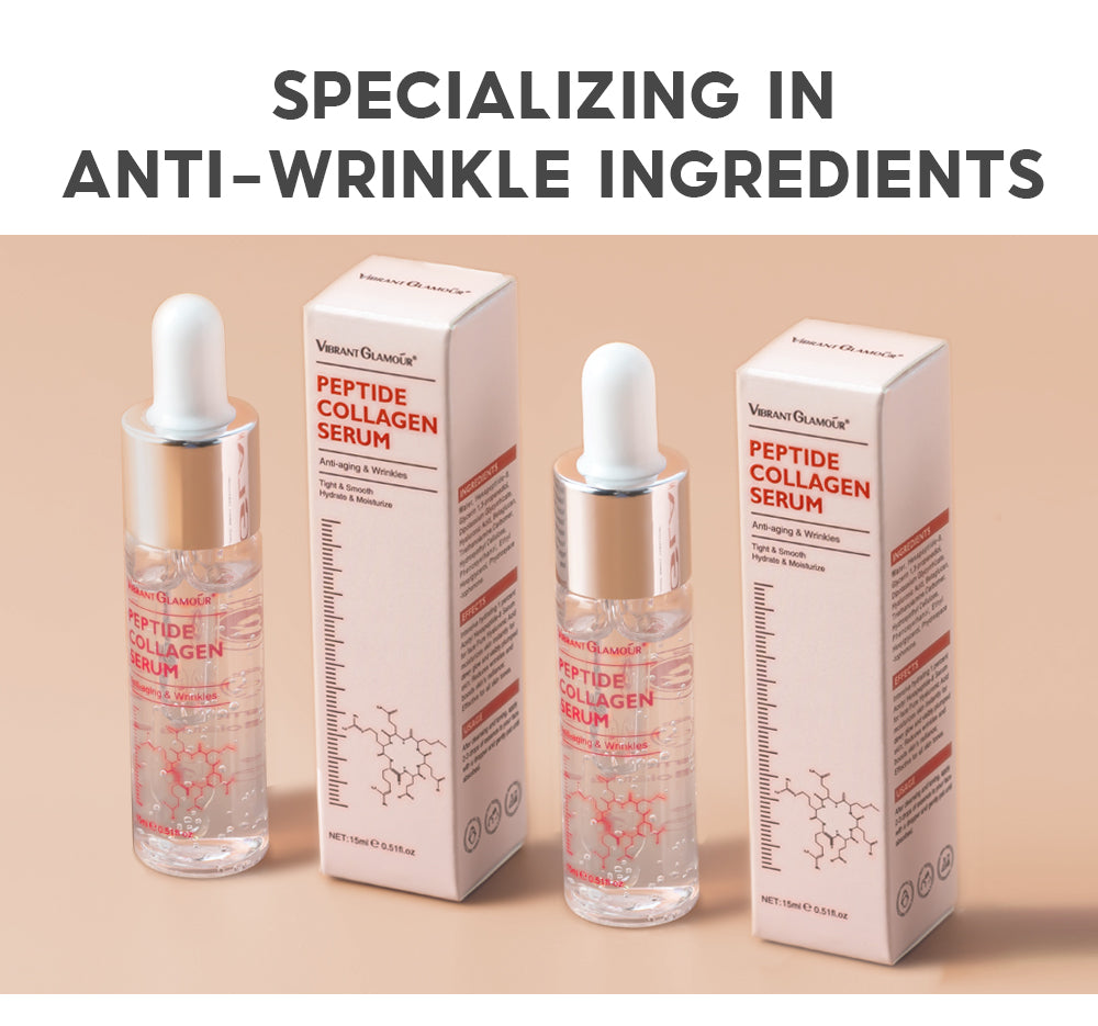 VIBRANT GLAMOUR Peptide Collagen Face Serum Moisturizing pure Anti wrinkle Peptide Collagen Serum