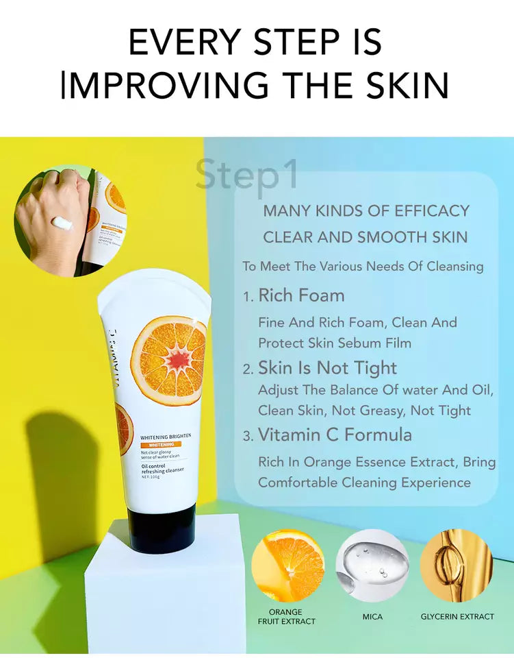 Face Moisturizing Whitening Hydrating Brightening Anti Aging Repairing Skincare Kit Skin Care Set
