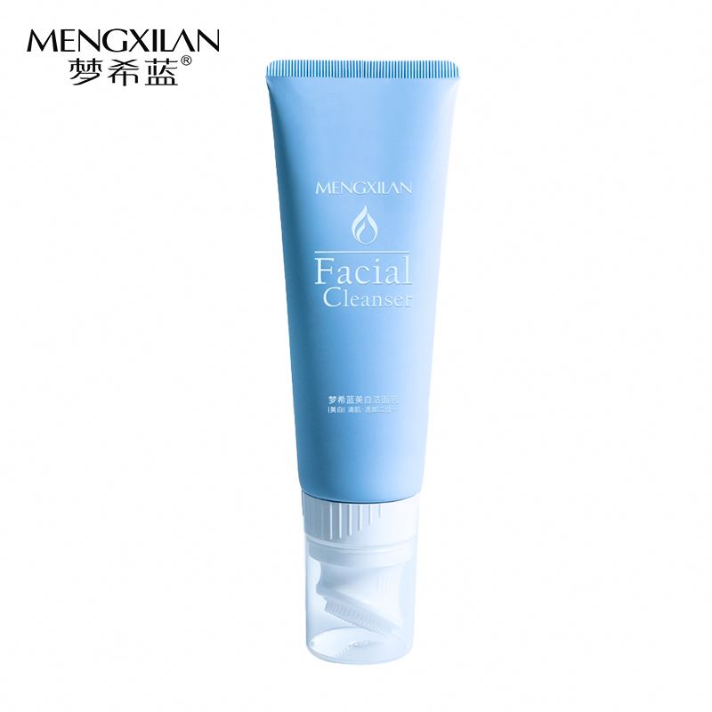 Deep cleansing whitening facial cleanser tube.
