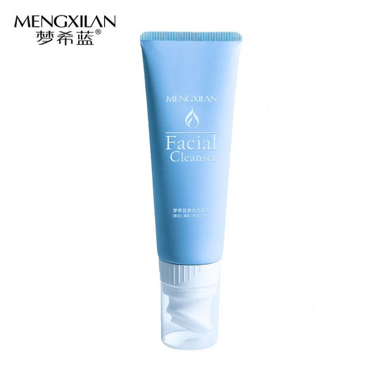 Deep cleansing whitening facial cleanser tube.