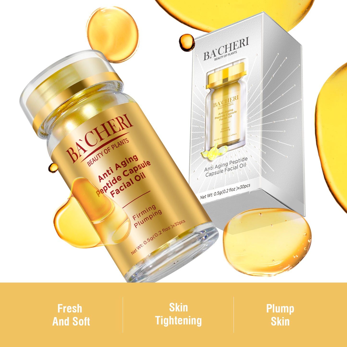 Kangrong OEM ODM Skin Care Face Care Capsule Brightening Firming Peptide Vitamin