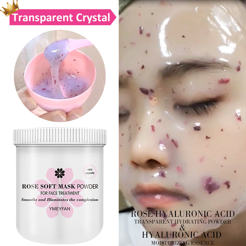 YMEYFAN DIY SPA Jelly Mask Powder for Natural Facial Skin Care, 200g Rose Hydrojelly.