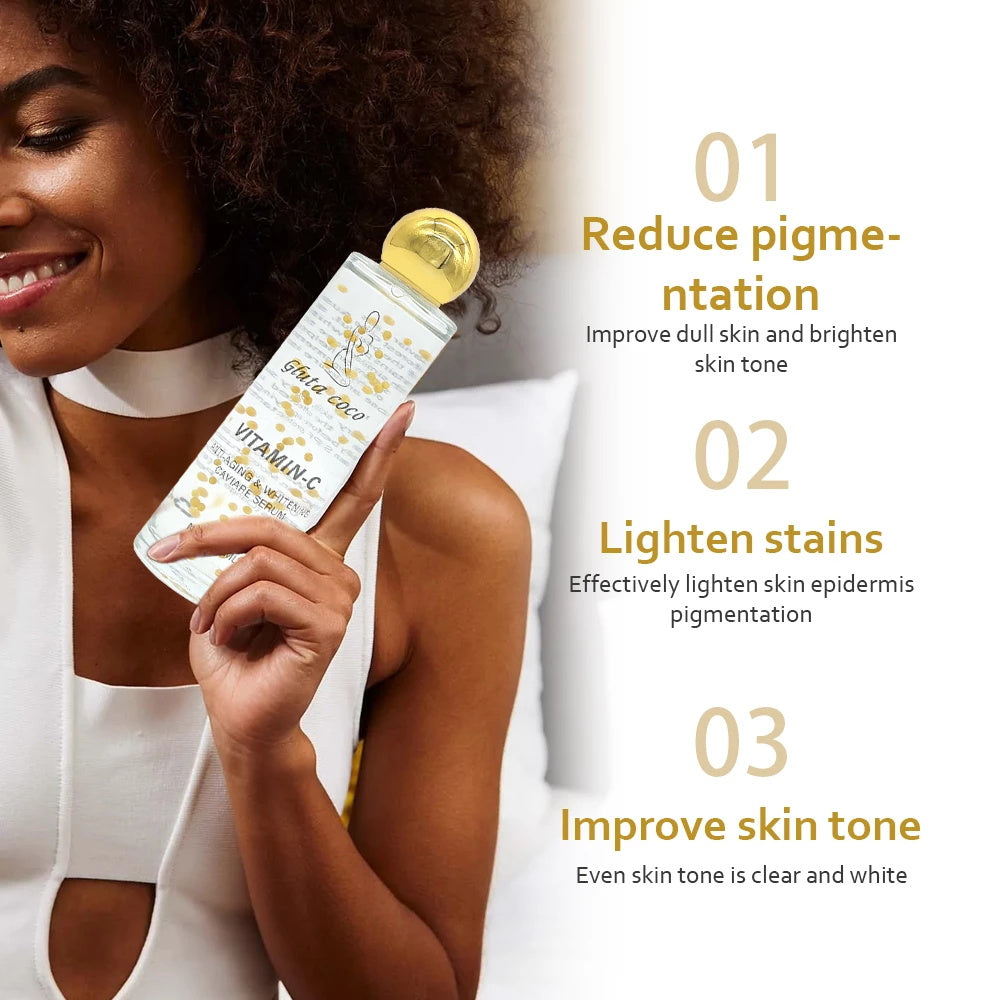 natural organic 24k gold serum whitening vitamin