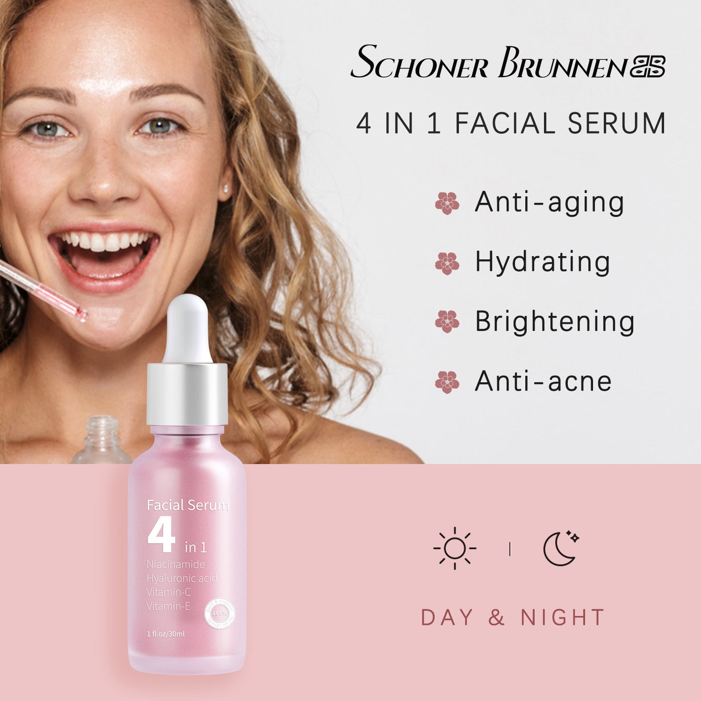 ha nicotinamide anti-aging hydrating whitening skin serum