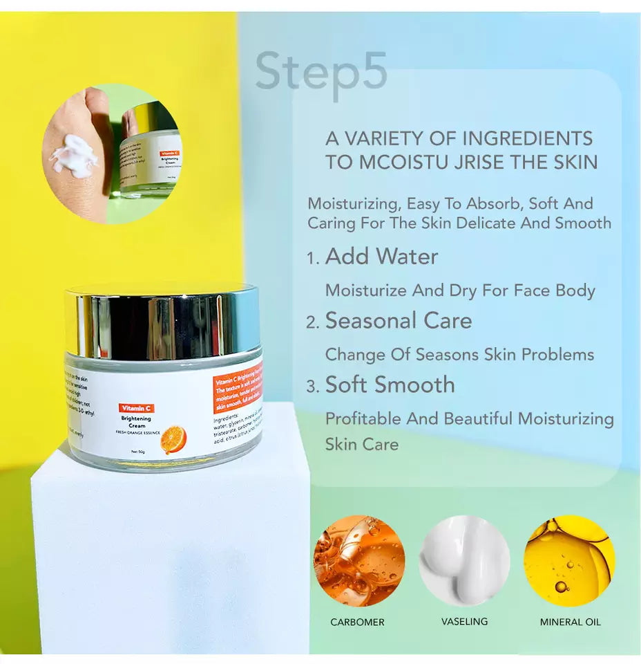 Face Moisturizing Whitening Hydrating Brightening Anti Aging Repairing Skincare Kit Skin Care Set