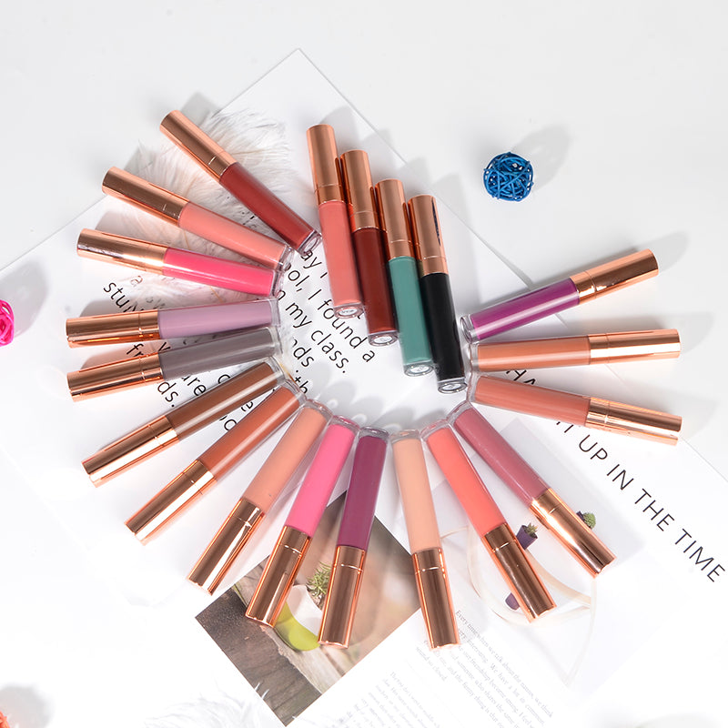 Romantic Beauty Cosmetic Waterproof Matte Nude Lipstick Lipstick Private Label