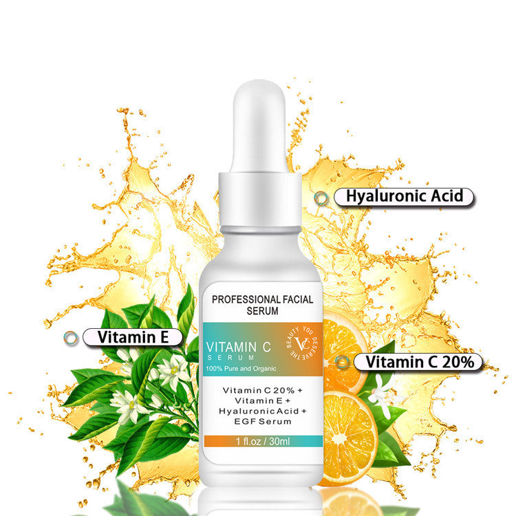 Organic Skin Care Whitening & Anti-Aging Face Serum – 30ml Vitamin C, Hyaluronic Acid, and Vitamin E.