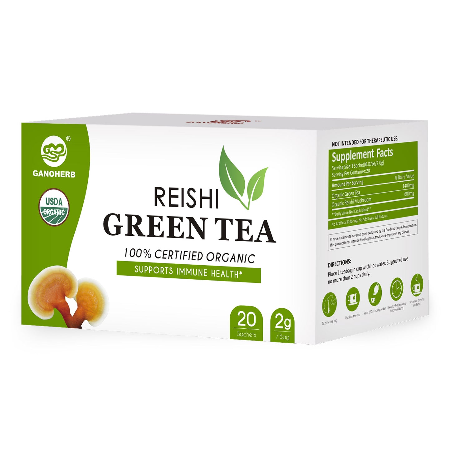 china organic green tea bags matcha tea powder wholesale chinese herbal reishi green teas price