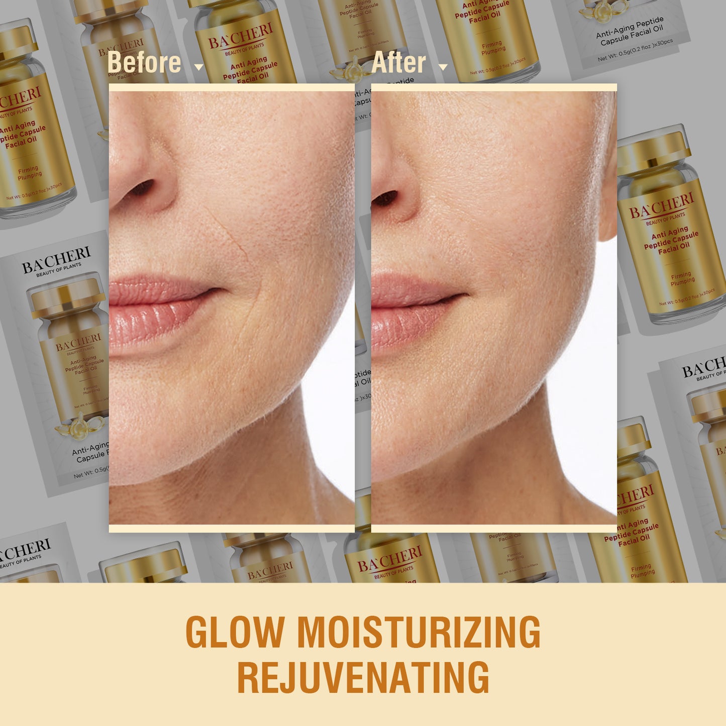 Kangrong OEM ODM Skin Care Face Care Capsule Brightening Firming Peptide Vitamin