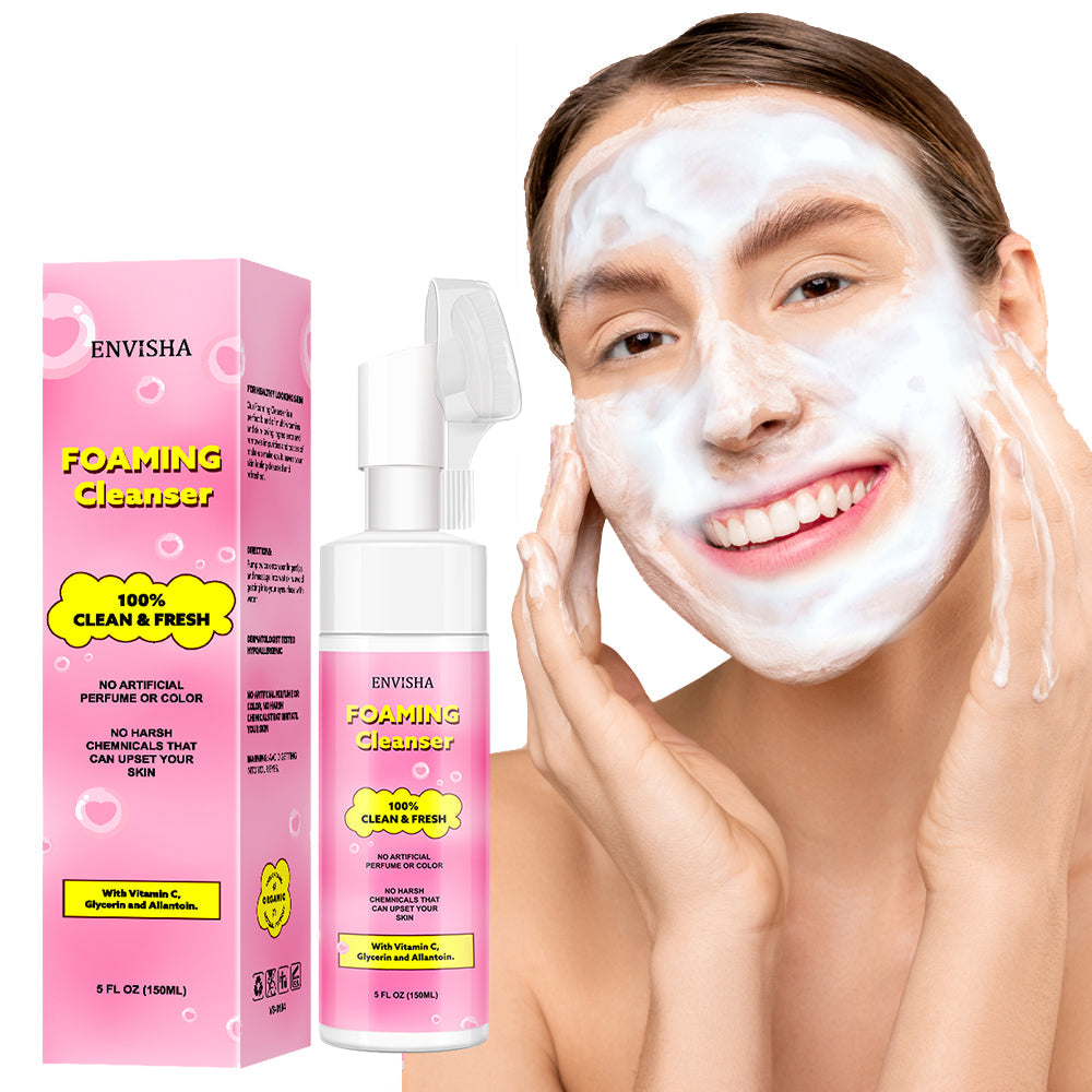Herbal Deep Cleansing Foaming Facial Wash with Potassium Cocoyl Glycinate, Panthenol, Allantoin, Citric Acid - 150ml