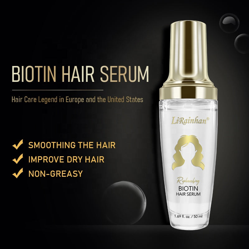organic oil biotin serum hair care