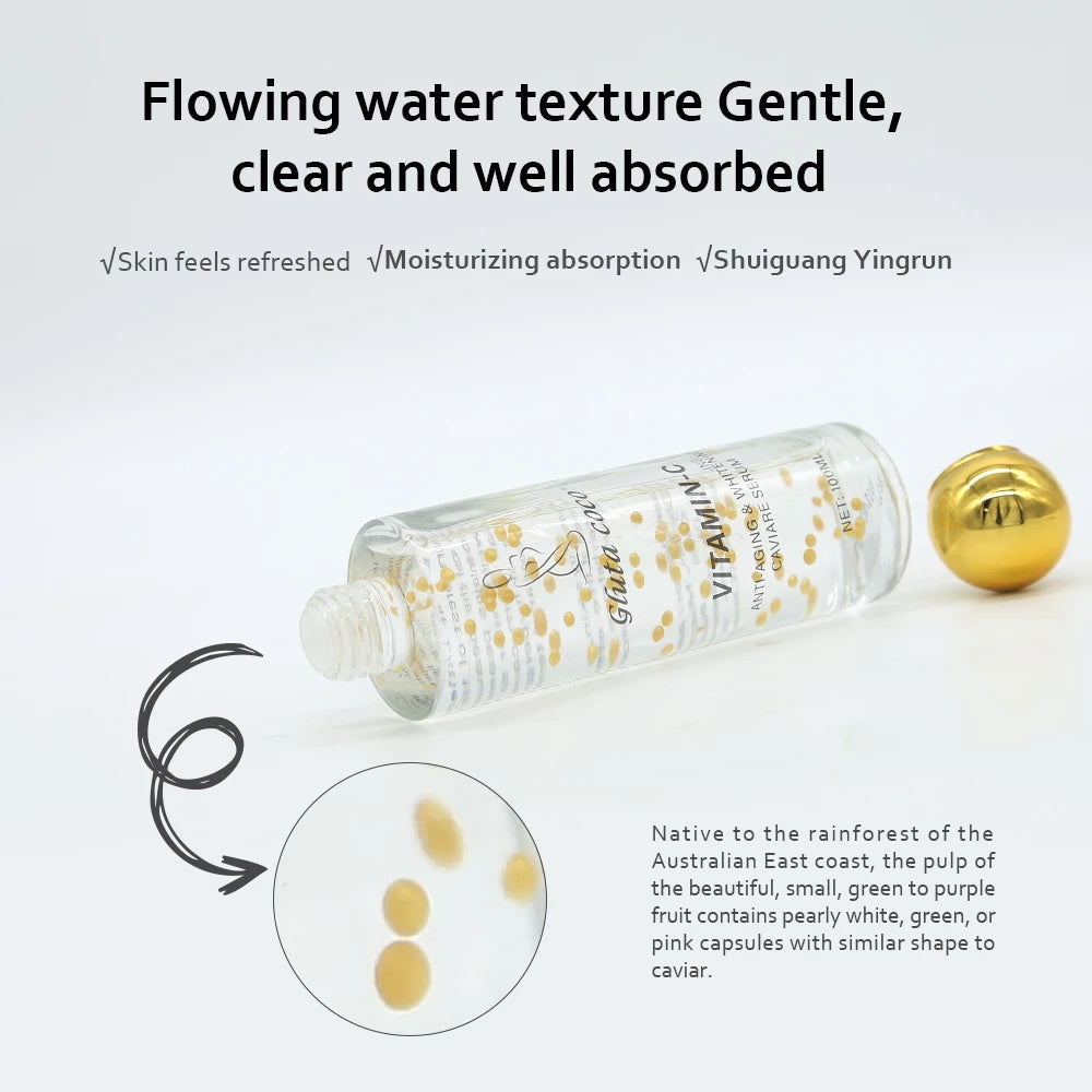 natural organic 24k gold serum whitening vitamin
